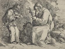 Temptation of St Antony, 1628-1642. Creator: Andries Dirksz Both