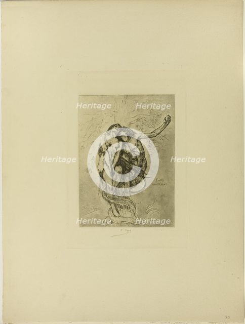 Temptation or the Apple, n.d. Creator: Félicien Rops.