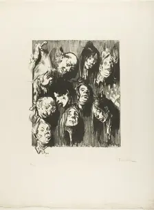 Ten Assassinations for a Penny, November 1897. Creator: Theophile Alexandre Steinlen