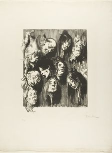 Ten Assassinations for a Penny, November 1897. Creator: Theophile Alexandre Steinlen
