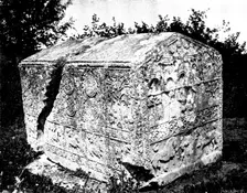 Ten Days in Bosnia - A Bogomile sarcophagus, 1895. Creator: Andre & Sleigh