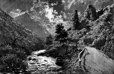 Ten Days in Bosnia: a scene in the mountains, 1895. Creator: Unknown