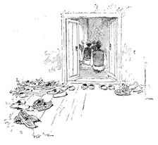 Ten Days in Bosnia: at the door of a mosque, 1895. Creator: Unknown