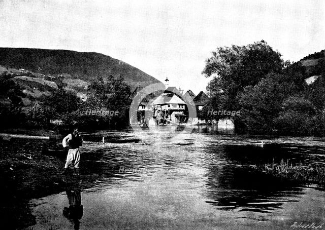 Ten Days in Bosnia: the Tourists' House, Jézero, 1895. Creator: Andre & Sleigh.