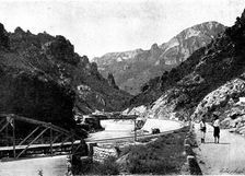Ten Days in Bosnia: the railway to Jajce, 1895. Creator: Andre & Sleigh