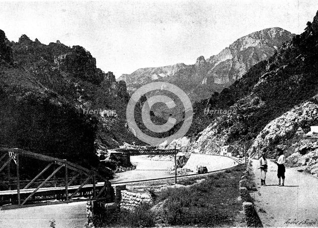 Ten Days in Bosnia: the railway to Jajce, 1895. Creator: Andre & Sleigh.