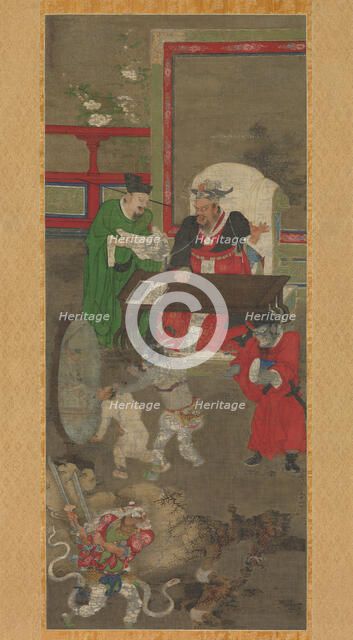 Ten Kings of Hell, before 1195. Creator: Jin Chushi.