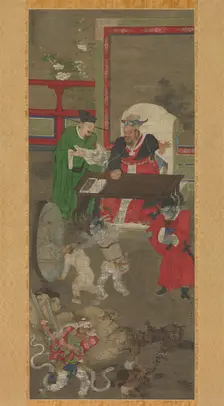 Ten Kings of Hell, before 1195. Creator: Jin Chushi