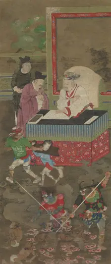 Ten Kings of Hell, before 1195. Creator: Jin Chushi