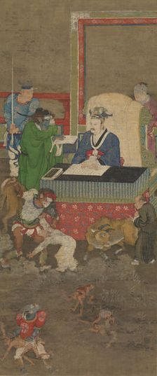 Ten Kings of Hell, before 1195. Creator: Jin Chushi