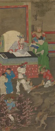 Ten Kings of Hell, before 1195. Creator: Jin Chushi