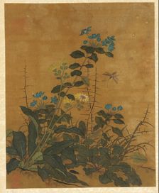 Ten pictures of flowers, fruits and birds, Ming dynasty, 1368-1644. Creator: Unknown