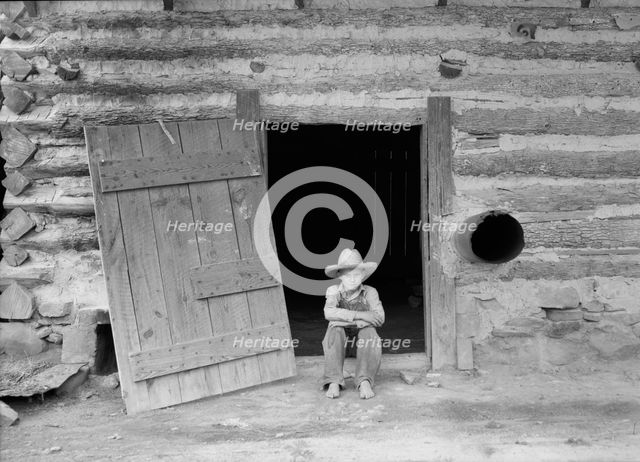 Ten year old son of tobacco sharecropper..., Granville County, North Carolina, 1939. Creator: Dorothea Lange.