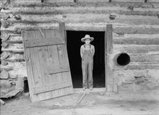 Ten year old son of tobacco sharecropper..., Granville County, North Carolina, 1939. Creator: Dorothea Lange