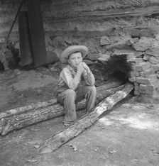Ten year old son of tobacco sharecropper...tobacco..., Granville County, North Carolina, 1939. Creator: Dorothea Lange