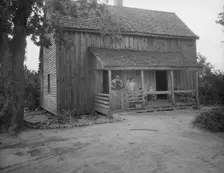 Tenant family...who are rural rehabilitation clients, Greene County, Georgia, 1937. Creator: Dorothea Lange