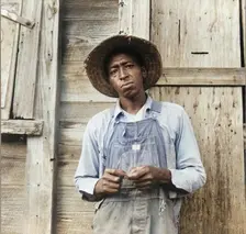 Tenant farmer, Chatham County, North Carolina, 1939. Creator: Dorothea Lange