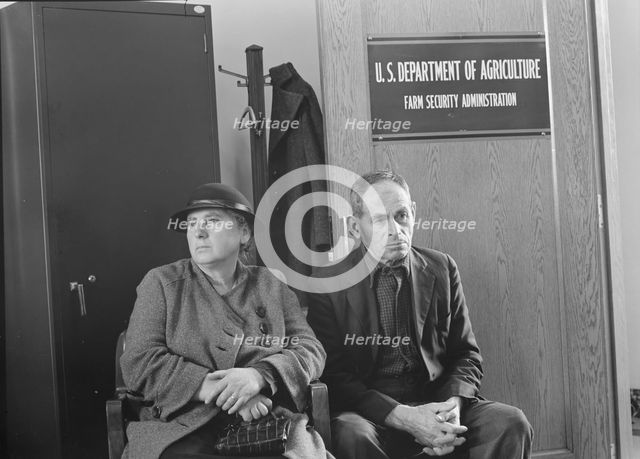 Tenant Purchase applicants, Stockton, California, 1938. Creator: Dorothea Lange.