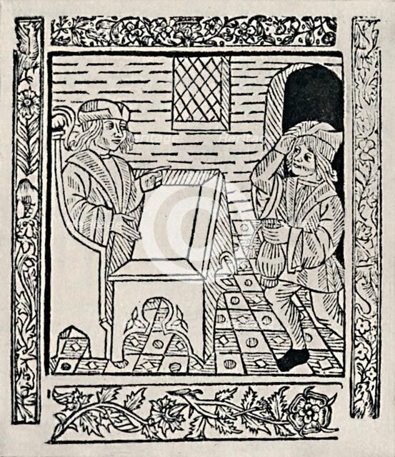 'Tenant Paying Rent', 1523, (1903). Artist: Unknown.