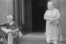 Tenants, 61st Street between 1st and 3rd Avenues, New York, 1938. Creator: Walker Evans