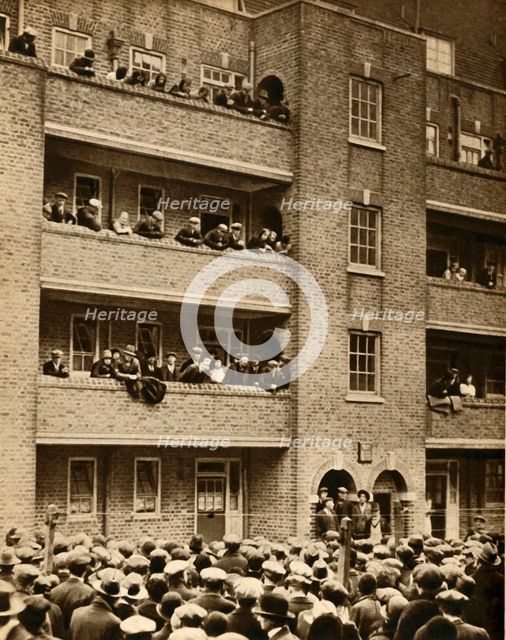 Tenants' rent strike, Peckham, south east London, 1931, (1933).  Creator: Unknown.
