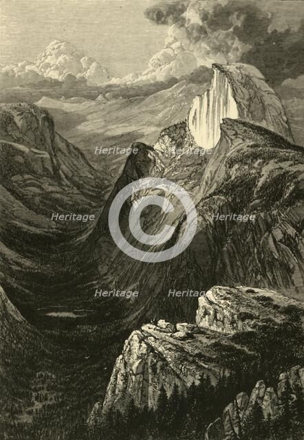 'Tenaya Canon, from Glacier Point', 1872.  Creator: John Filmer.