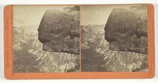 Tenaya Canyon from Glacier Point, Yosemite, 1861/76. Creator: Carleton Emmons Watkins
