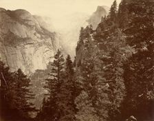 Tenaya Canyon from Union Point, Valley of the Yosemite, 1872. Creator: Eadweard J Muybridge