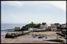 Tenby Harbour, Tenby, Pembrokeshire, Wales, 1964. Creator: Norman Barnard