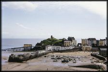 Tenby Harbour, Tenby, Pembrokeshire, Wales, 1964. Creator: Norman Barnard
