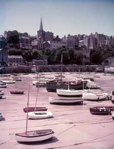 Tenby Harbour, Pembrokeshire, c1955. Creator: Arthur Charles Kirby Ware