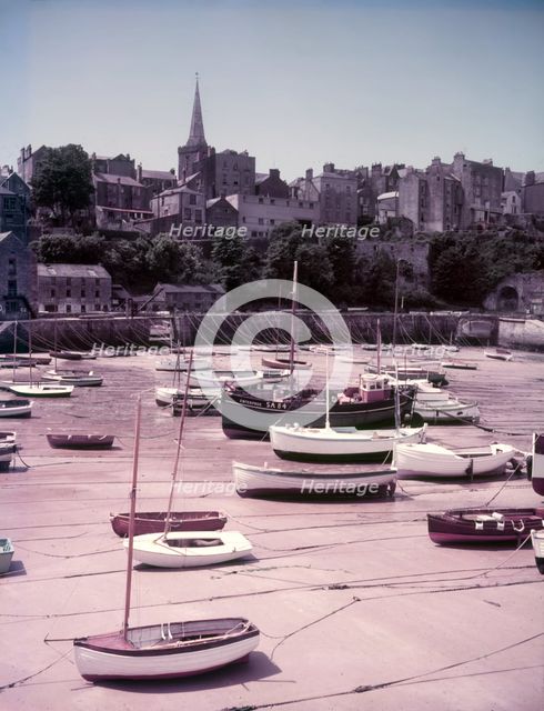 Tenby Harbour, Pembrokeshire, c1955. Creator: Arthur Charles Kirby Ware.