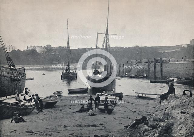 'Tenby - In the Harbour', 1895. Artist: Unknown.