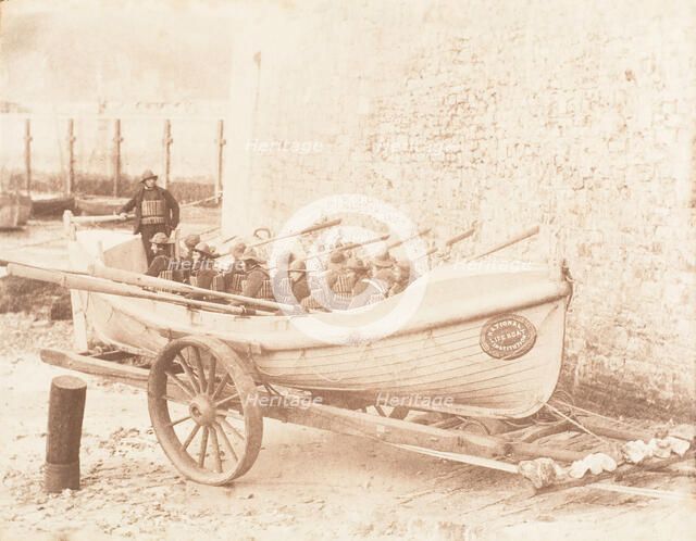 Tenby Lifeboat, 1853-56. Creator: John Dillwyn Llewelyn.