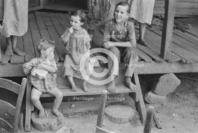 Tengle children, Hale County, Alabama, 1936. Creator: Walker Evans.