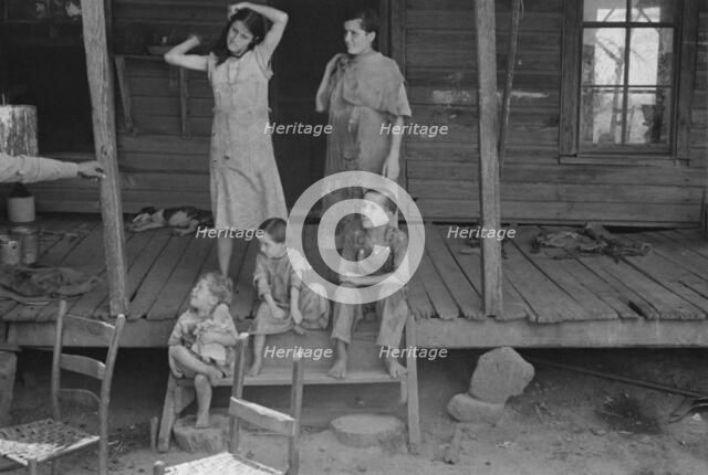 Tengle children, Hale County, Alabama, 1936. Creator: Walker Evans.