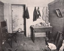 Tenement housing, New York City, USA, 1890s. Creator: Unknown