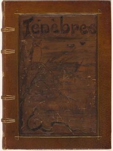 Ténèbres, 1892. Creators: Odilon Redon, Iwan Gilkin
