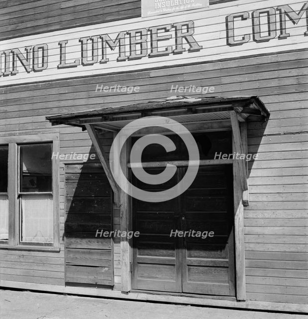 Tenino, Thurston County, Western Washington, 1939. Creator: Dorothea Lange.