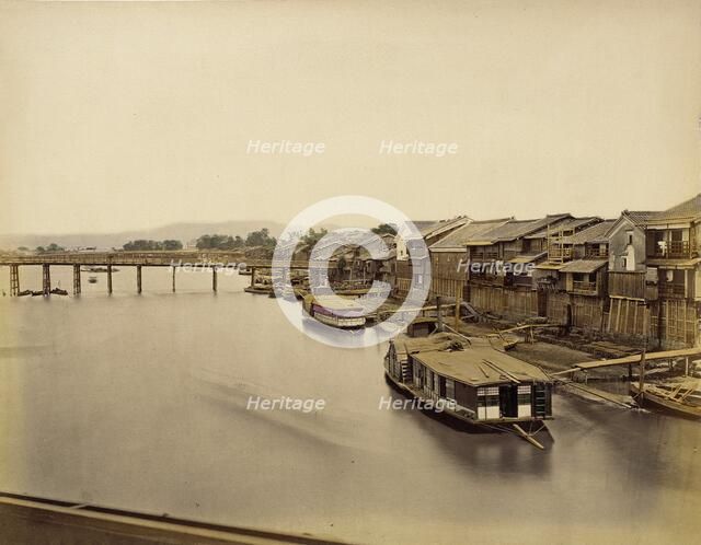 Tenjin Bashi, 1865. Creator: Unknown.