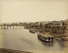 Tenjin Bashi, 1865. Creator: Unknown