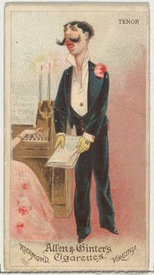 Tenor, from World's Dudes series (N31) for Allen & Ginter Cigarettes, 1888. Creator: Allen & Ginter