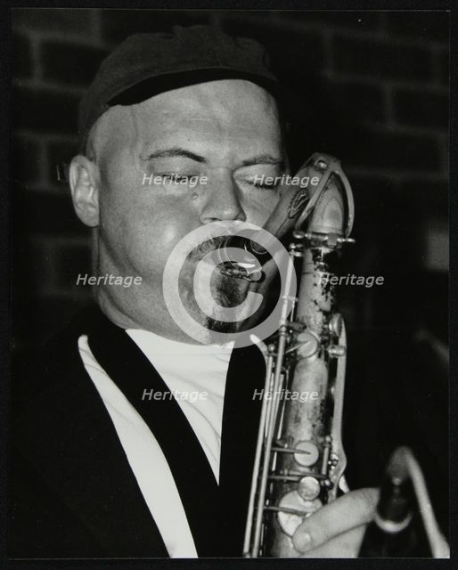 Tenor saxophonist Dale Barlow playing at The Fairway, Welwyn Garden City, Hertfordshire, 1996. Artist: Denis Williams