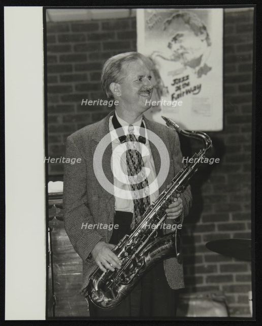 Tenor saxophonist Scott Hamilton at The Fairway, Welwyn Garden City, Hertfordshire, August 1997. Artist: Denis Williams