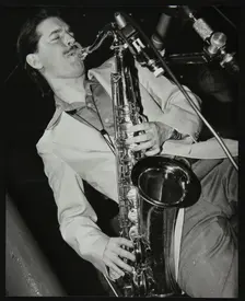 Tenor saxophonist Scott Hamilton playing at Pizza Express, London, 16 February 1979. Creator: Denis Williams