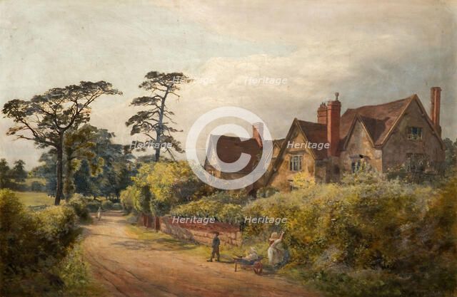 Tennal Old Hall, 1879. Birmingham. Creator: Sidney Currie.