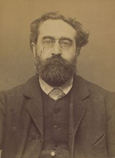 Tennevin. Alexandre. 48 ans, né à Paris. Comptable. Anarchiste. 19/3/94., 1894. Creator: Alphonse Bertillon