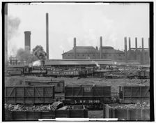Tennessee Coal, Iron & Railroad Co.'s furnaces, Ensley, Alabama, c1906. Creator: Unknown