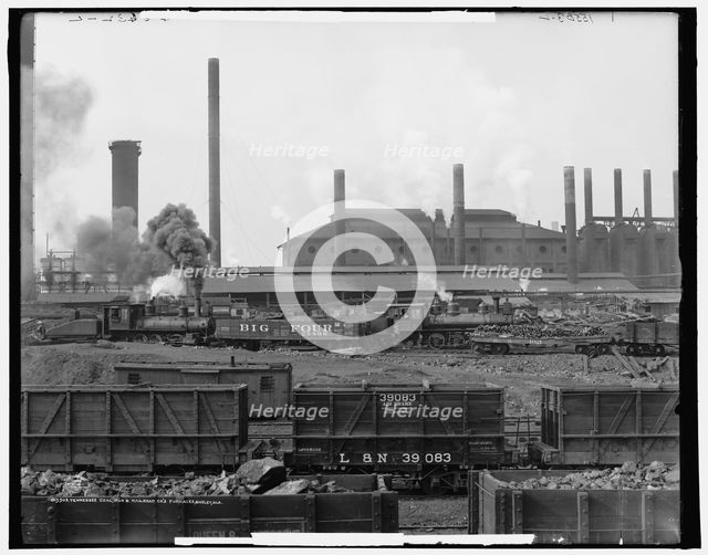 Tennessee Coal, Iron & Railroad Co.'s furnaces, Ensley, Alabama, c1906. Creator: Unknown.