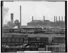 Tennessee Coal, Iron & Railroad Co.'s furnaces, Ensley, Alabama, c1906. Creator: Unknown